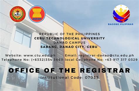 ctu danao portal|Registrar Portal .